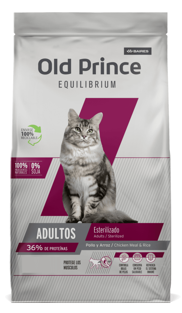 Old Prince Equilibrium Gatos Adultos Esterilizado