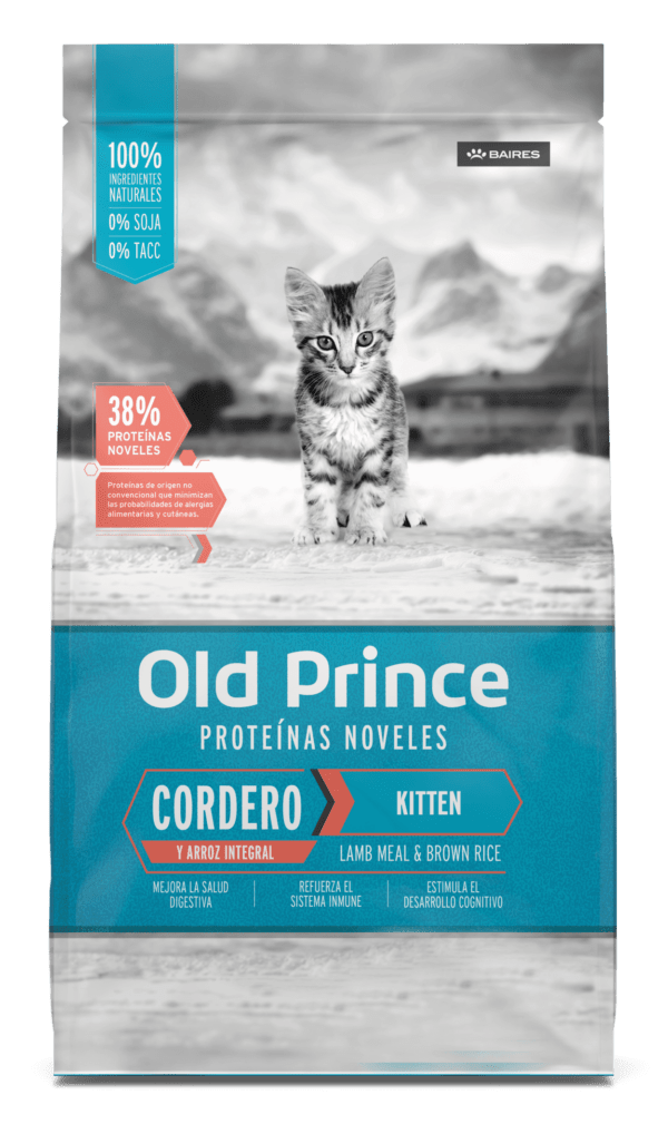 Old Prince Proteínas Noveles Gatitos Cordero y Arroz Integral