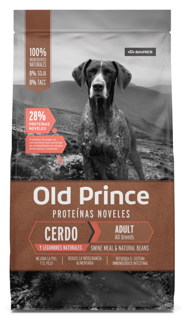 Old Prince Proteínas Noveles Adultos Todas las Razas Cerdo y Legumbres Naturales